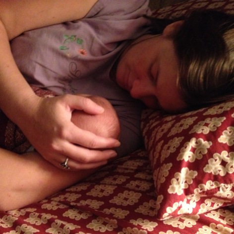 This is what newborn motherhood feels like for me. It is sweet and precious and infinitely tender and precious.