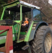 Loves the big tractor